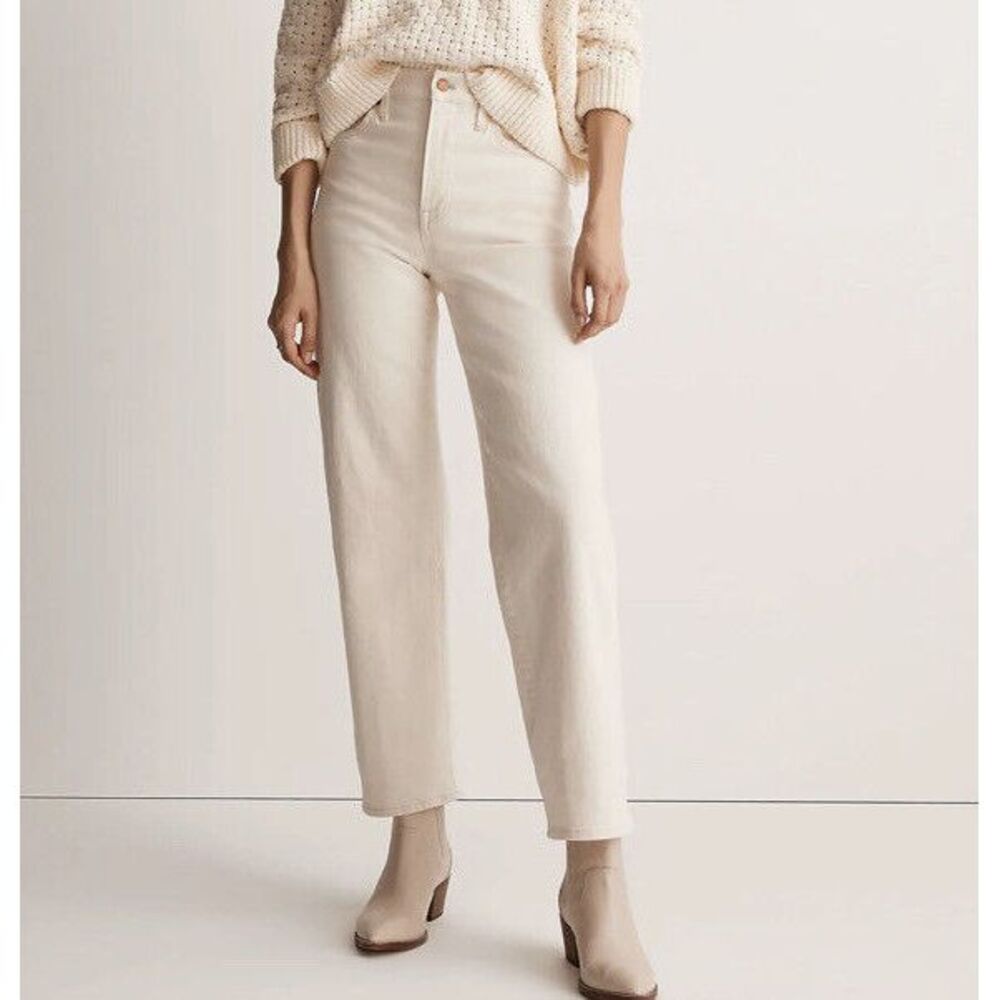 Madewell The Perfect Vintage Wide-Leg Jean in Vintage Canvas Sz 32 NH687 $128